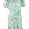 Blue Silk Dress