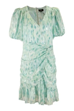 Blue Silk Dress