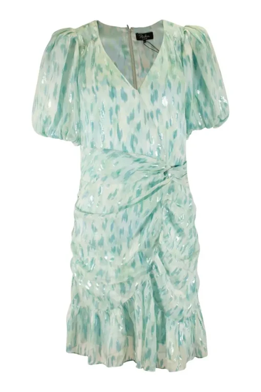 Blue Silk Dress
