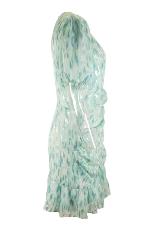 Blue Silk Dress