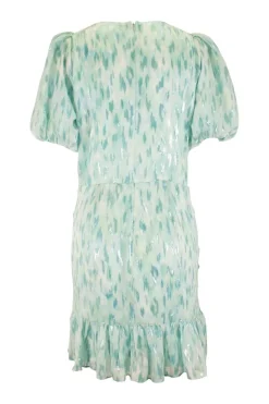Blue Silk Dress