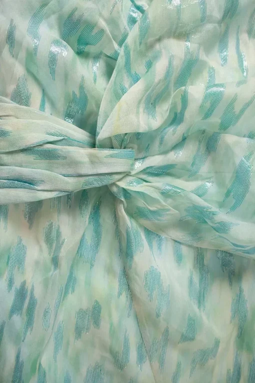 Blue Silk Dress