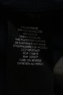 Blue viscose-blend devoré velvet pullover pussybow ruffle tunic shift featuring multi-colour floral motif