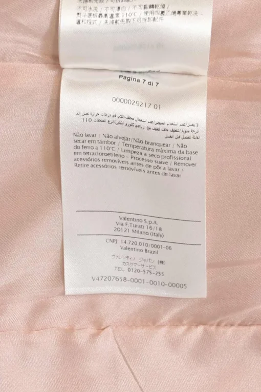 Blush cotton-blend collared cape shift dress with darted bodice and keyhole back
