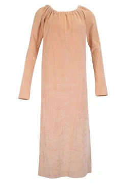 blush velvet dress