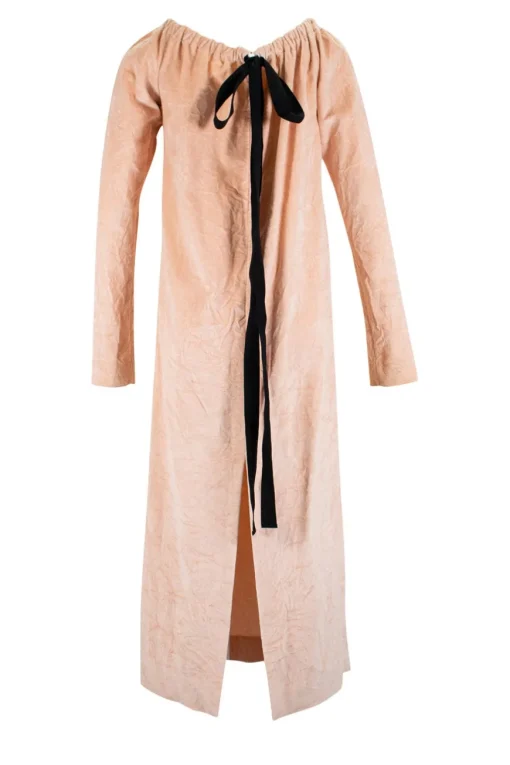 blush velvet dress