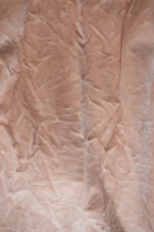 blush velvet dress