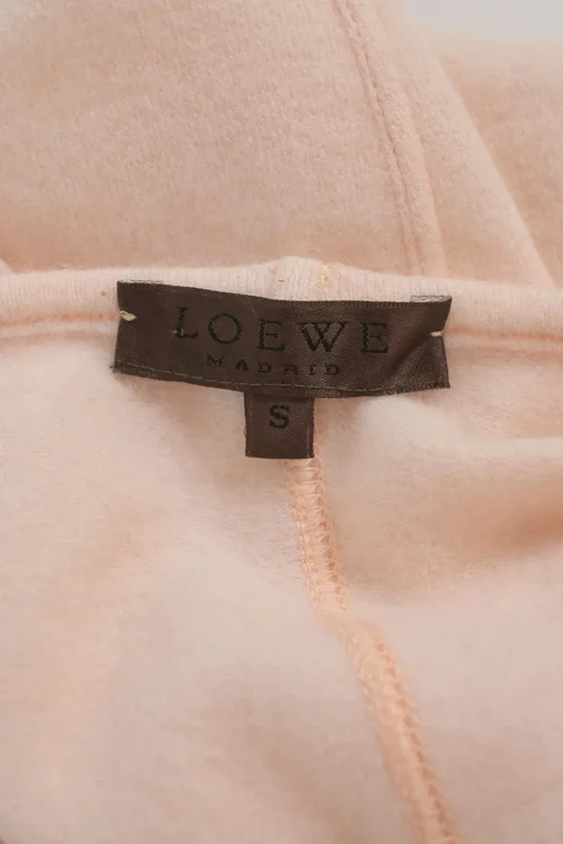 Blush wool-angora blend pullover crewneck tank top
