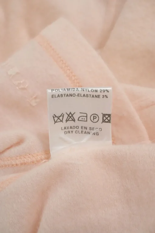 Blush wool-angora blend pullover crewneck tank top