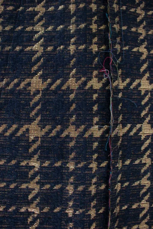 Brown and gold patterned sleeveless top