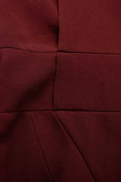 Burgundy Dress