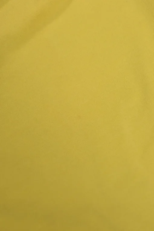 Chartreuse elastane-blend portrait neck pullover top with cutout lace-up half sleeves