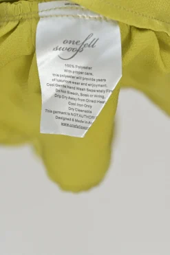 Citron bias-cut polyester La Californie ruched halter mini dress