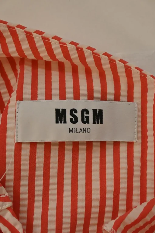 Coral bias-cut striped polyamide-blend seersucker draped shift sack dress with adjustable self-tie straps