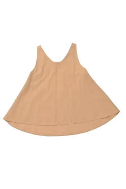 Coral swing tank top with scoop neckline