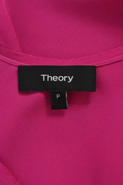 Fuchsia silk pullover tank top