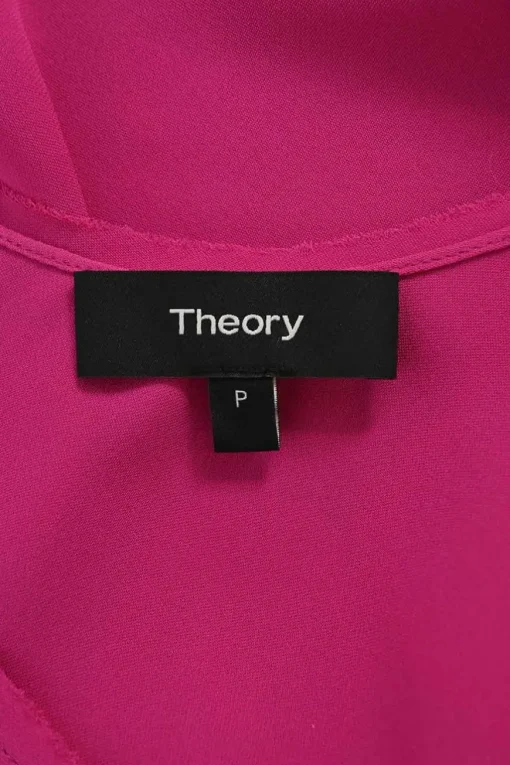 Fuchsia silk pullover tank top