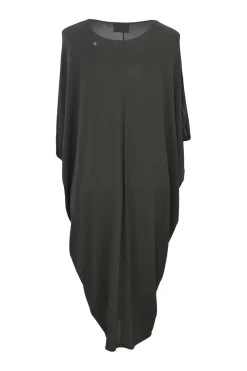 Ghurka draped acetate-blend caps sleeve tunic shift