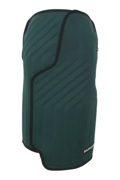 Green embossed neoprene pull-on automotive mat apron midi skirt