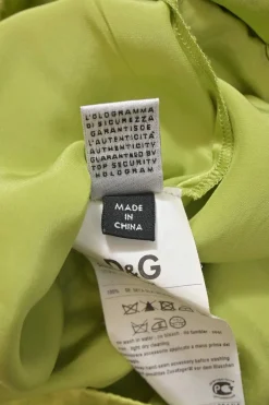 Green silk halter neck sleeveless blouse