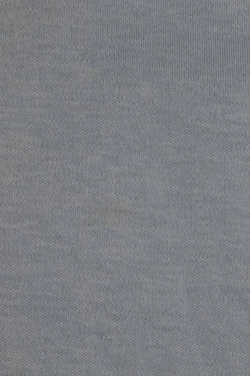 Heather blue cotton pullover crewneck soft slogan t-shirt featuring screen-printed logo motif