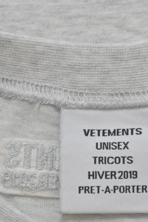 Heather grey screen-printed cotton jersey pullover oversized slogan T-shirt