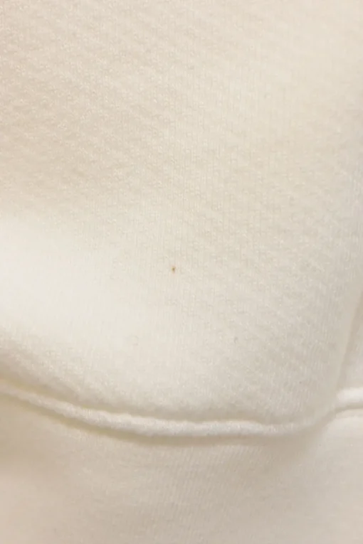 Ivory embellished cotton French terry pullover logo hoodie featuring kill bear broderie motif