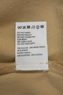 Khaki draped viscose-blend 'La Jupe Bodri' sarong-style pencil skirt
