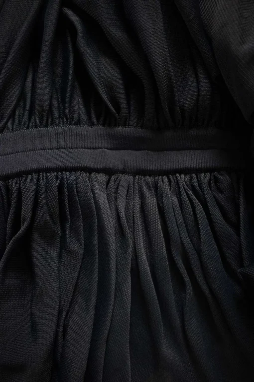 Navy robe maxi dress