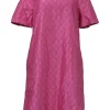 Peony GG monogram silk dress