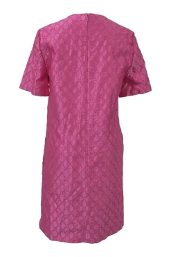 Peony GG monogram silk dress