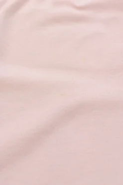 Pink bow-embellished jersey knit tank top featuring house code charm appliqué