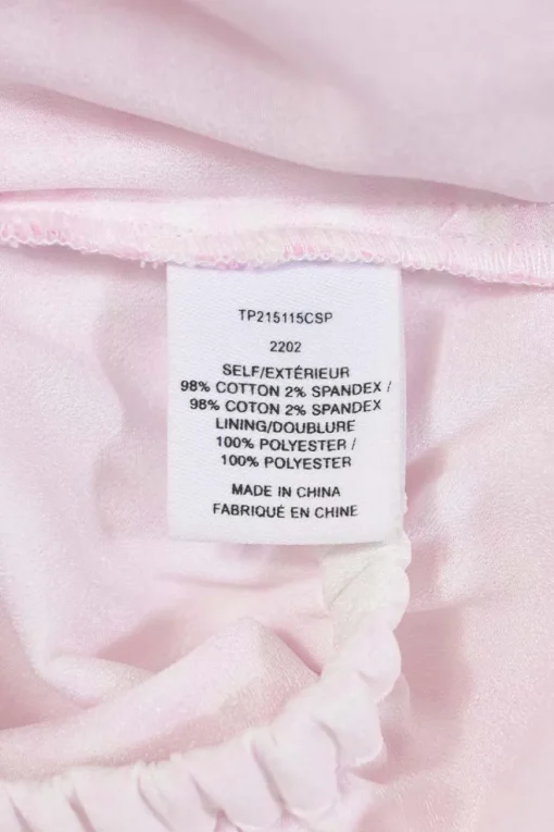 Pink cotton-blend Barbara sheath column midi dress with cap sleeves and twist cutout front detail
