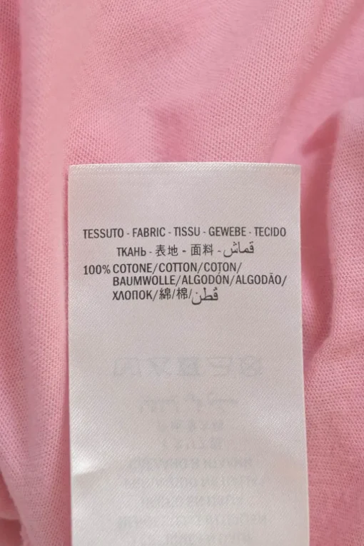 Pink screen-printed cotton jersey crewneck pullover graphic T-Shirt featuring Bambi and floral motif