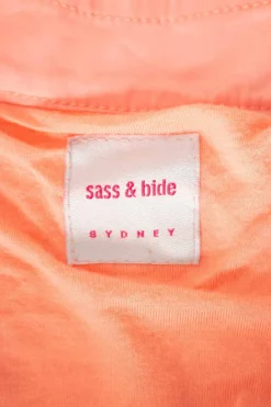 Pink strap top with front drape