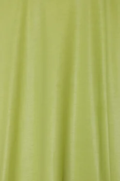 Pistachio green polyester jersey pullover boxy t-shirt dress