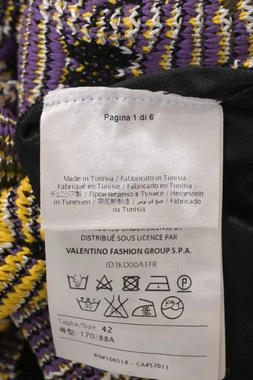 Purple cotton-blend fully-fashioned 3D knit racerback blouson dress