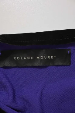 Purple viscose-blend convertible Eugene top