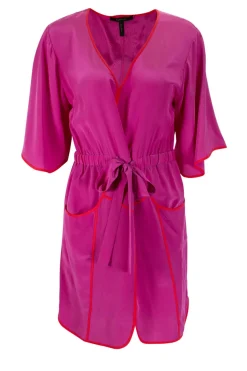Short sleeve flowy mini dress