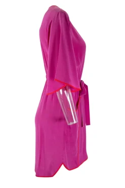 Short sleeve flowy mini dress