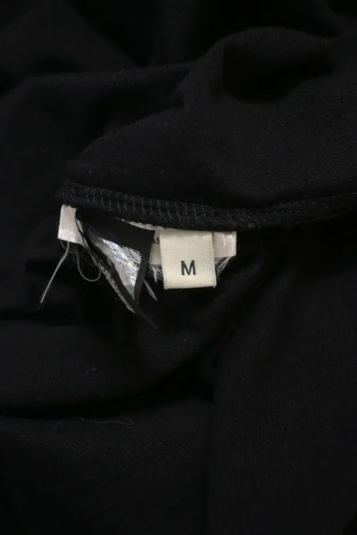 Special Edition Fendi x FILA black crewneck half-sleeve pullover slogan T-Shirt featuring Fendi Mania logo motif