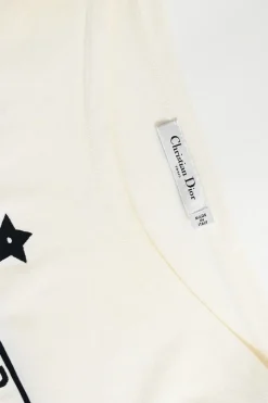 Striped polyester jersey knit bateau neck Dioriviera long sleeve top