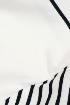 Striped polyester jersey knit bateau neck Dioriviera long sleeve top