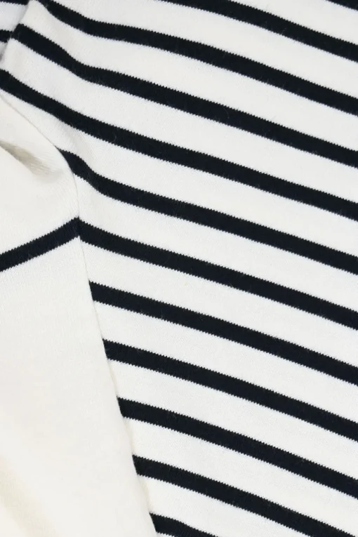 Striped polyester jersey knit bateau neck Dioriviera long sleeve top