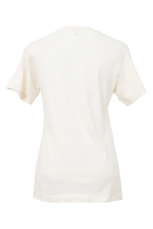 Summer Stardust two-tone screen-printed crewneck pullover T-shirt featuring striped and stars motif