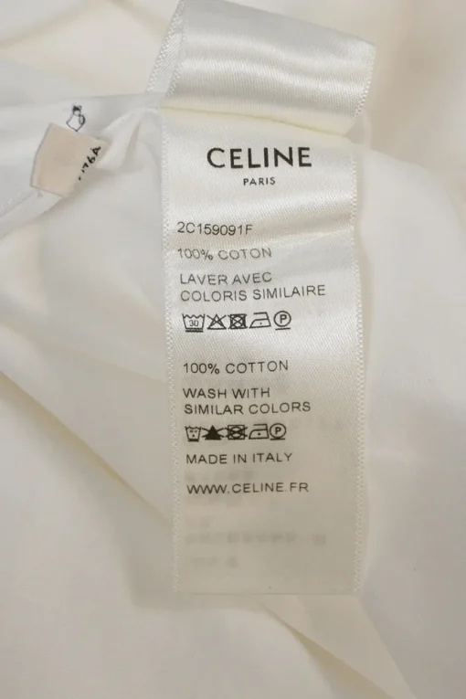 White cotton poplin frill-trimmed high-collar button-front shirt