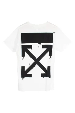White cotton The Simpsons x Off-White Bart peace sign t-shirt