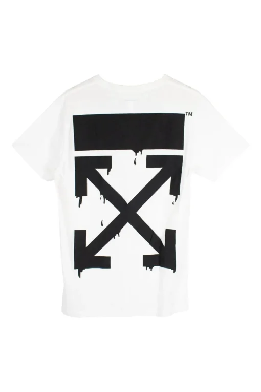 White cotton The Simpsons x Off-White Bart peace sign t-shirt