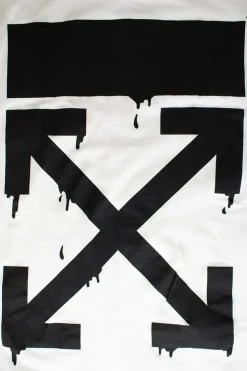 White cotton The Simpsons x Off-White Bart peace sign t-shirt