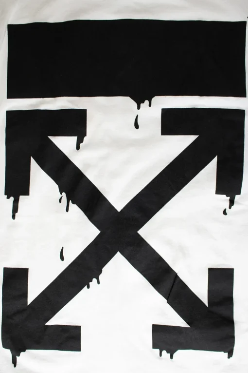 White cotton The Simpsons x Off-White Bart peace sign t-shirt